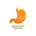 Stomach care icon logo designs concept illustration