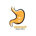 Stomach care icon logo designs concept illustration