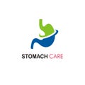 Stomach care logo template