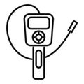 Stomach endoscope icon outline vector. Medical camera Royalty Free Stock Photo