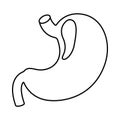 stomach, human stomach, body parts stomach icon