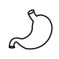 Stomach simple icon