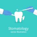 Stomatology concept. Dental