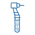 Stomatology Dentist Reamer doodle icon hand drawn illustration