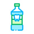 Stomatology Dentist Tooth Wash Vector Sign Icon