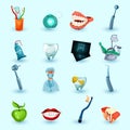 Stomatology Icons Set