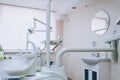 Stomatology interior of dental clinic. Equipment for a dentist, dentist office