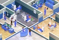 Stomatology Isometric Background