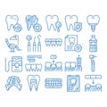 Stomatology Vector icon hand drawn illustration