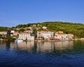 Stomorska, Croatia. Panoramic view from the bay.