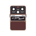 Brown vintage `63 Springs reverb guitar stomp box effect.