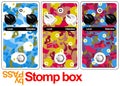 Stomp box design Royalty Free Stock Photo