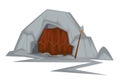 Stone age cave primitive people dwelling prehistoric building