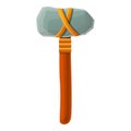 Stone age hammer icon, cartoon style Royalty Free Stock Photo