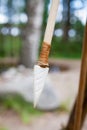 Stone age spear for hunting Royalty Free Stock Photo