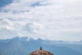 Stone ÃÂ¡airn in mountains Georgian mount