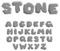 Stone alphabet