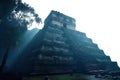 stone ancient ruins in the jungle. Rendered. Mist and fog, Fantasy. Transparent PNG