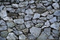 Stone of ancient wall rock pattern background