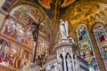 Angel Crucifix Stained Glass Santa Maria Novella Church Florence Italy