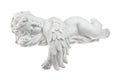 Stone angel sculpture