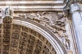 Stone Angel Septimius Severus Arch Roman Forum Rome Italy Royalty Free Stock Photo