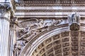 Stone Angel Septimius Severus Arch Roman Forum Rome Italy Royalty Free Stock Photo