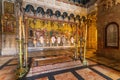 The Stone of the Anointing in the Church of the Holy Sepulchre in Jerusalem, Israel