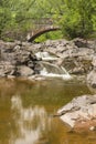 Stone Arch Bridge Falls Royalty Free Stock Photo