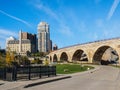 Stone Arch Bridge and Flour Mill Ruins 1