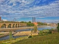 Stone Arch Bridge, Minneapolis, Minnesota Royalty Free Stock Photo