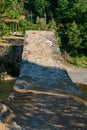 The stone arch bridge over the Ajaristskali river, Dandalo bridge, Georgia Royalty Free Stock Photo