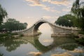 Stone arch bridge in summer palace