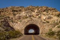 Stone Arch Entrance to Big Bend National Park in Western Texas Royalty Free Stock Photo
