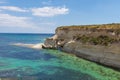 Stone arch Munxar Path Marsaskala Malta Royalty Free Stock Photo