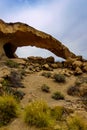 Stone arch near San Miguel de Tajao on Tenerife island Royalty Free Stock Photo