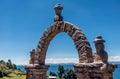 The stone arch neer Puno, Peru