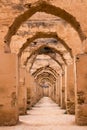 Stone arches in ruins - royal stables Royalty Free Stock Photo