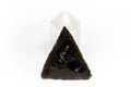 Stone arrow head on a quartz powerful amulet for rituals Royalty Free Stock Photo