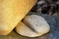 Stone background, Cracked boulders on big pile of rocks Royalty Free Stock Photo