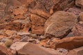 Stone background landscape at Twyfelfontein, Namibia