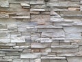 Stone background walls are stacked.
