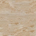 Stone backgrounds - travertine slab. Seamless square texture, tile ready. Royalty Free Stock Photo