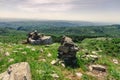 Stone Balancing On Monte Labbro