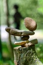 Stone balancing Royalty Free Stock Photo