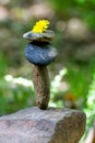 Stone balancing Royalty Free Stock Photo