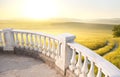 Stone balcony