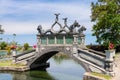 Stone balinese style arch bridge