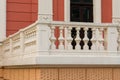 Stone balusters on balustrades