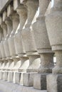 Stone Balusters Detail Royalty Free Stock Photo